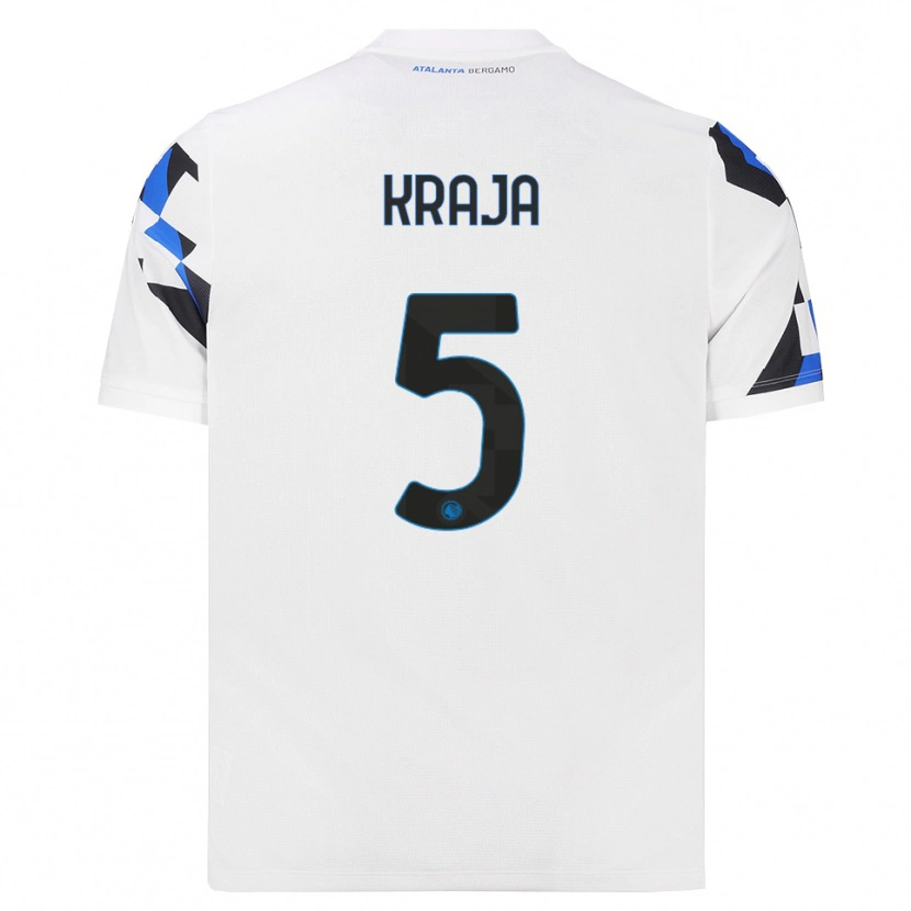 Danxen Donna Maglia Erdis Kraja #5 Bianco Rosso Blu Kit Gara Away 2026/27 Maglietta
