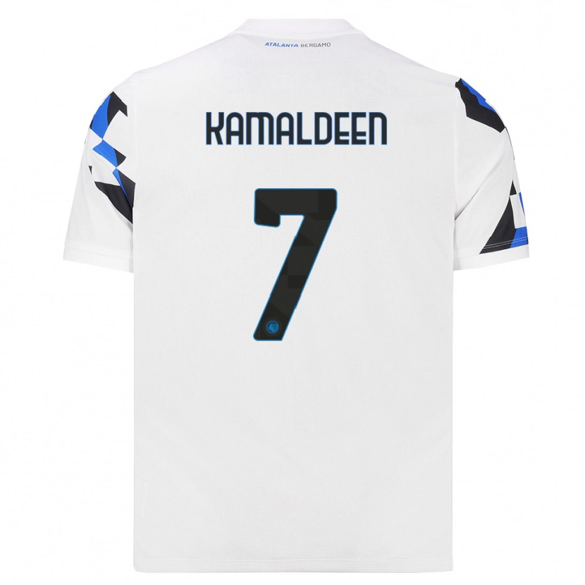 Danxen Donna Maglia Kamaldeen Sulemana #7 Bianco Rosso Blu Kit Gara Away 2026/27 Maglietta