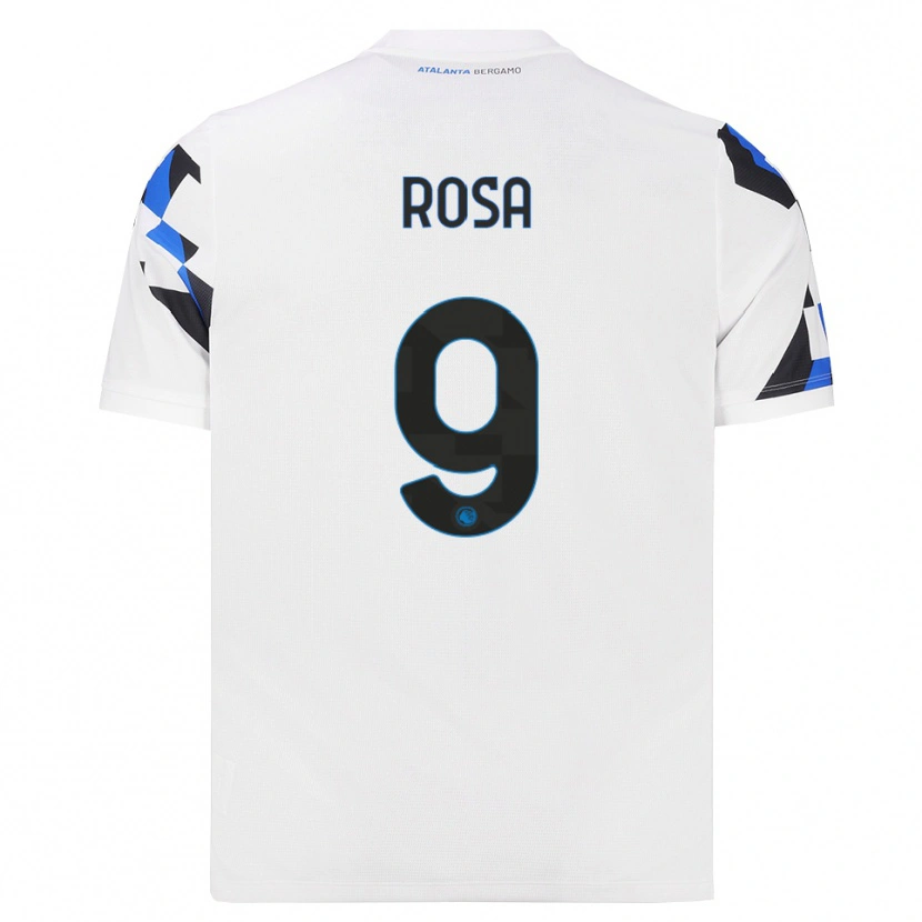 Danxen Donna Maglia Alessio Rosa #9 Bianco Rosso Blu Kit Gara Away 2026/27 Maglietta