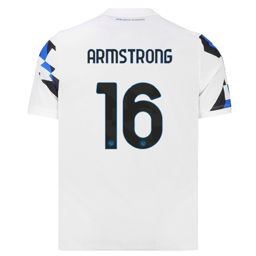 Danxen Donna Maglia Daniel Armstrong #16 Bianco Rosso Blu Kit Gara Away 2026/27 Maglietta