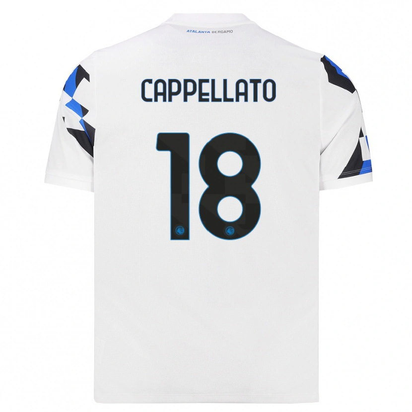Danxen Donna Maglia Nicola Cappellato #18 Bianco Rosso Blu Kit Gara Away 2026/27 Maglietta