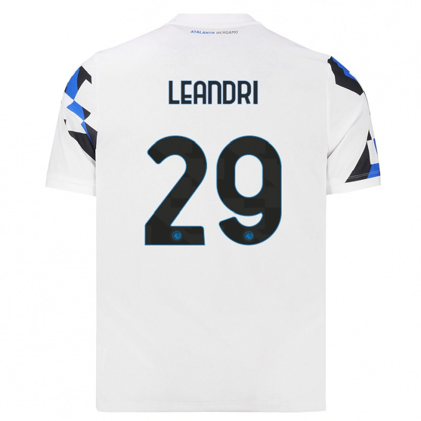Danxen Donna Maglia Marco Leandri #29 Bianco Rosso Blu Kit Gara Away 2026/27 Maglietta