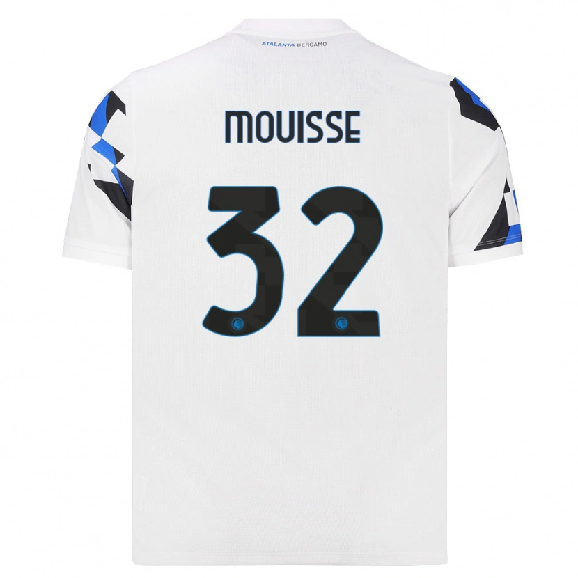 Danxen Donna Maglia Samir Mouisse #32 Bianco Rosso Blu Kit Gara Away 2026/27 Maglietta