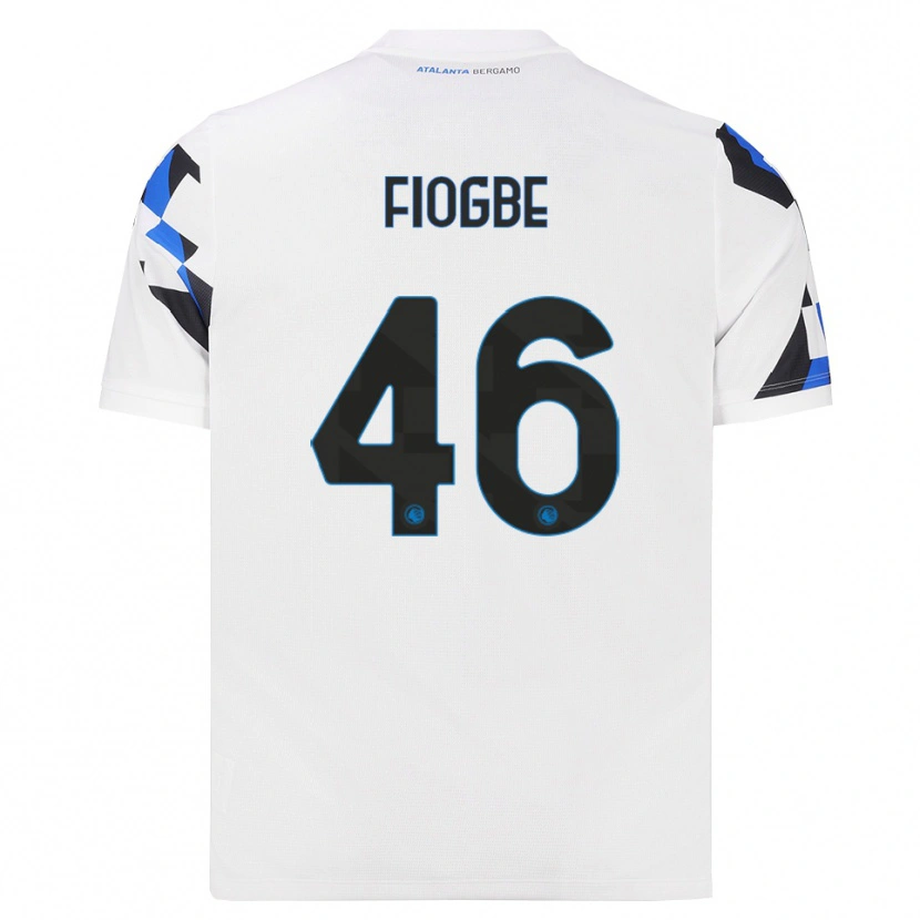 Danxen Donna Maglia Candas Fiogbe #46 Bianco Rosso Blu Kit Gara Away 2026/27 Maglietta