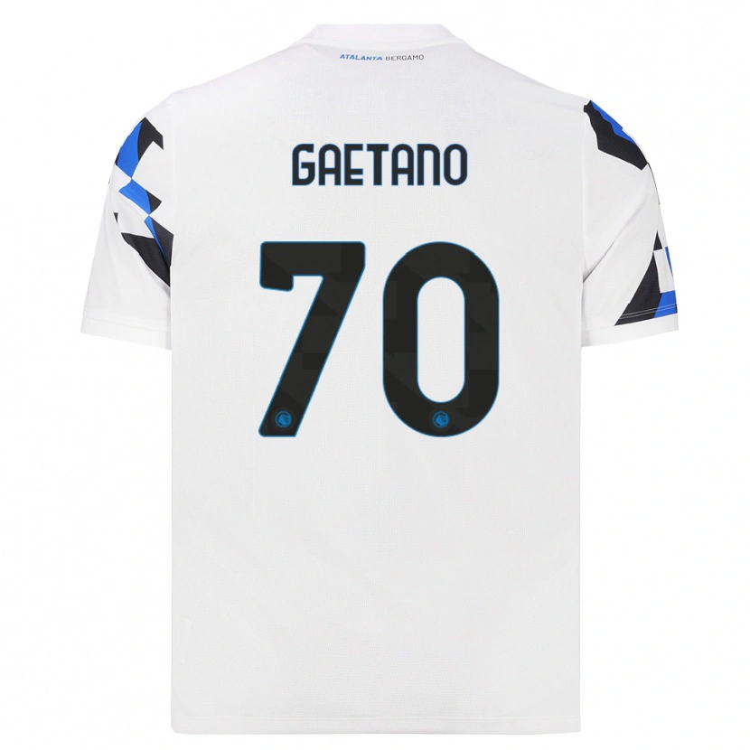 Danxen Donna Maglia Gianluca Gaetano #70 Bianco Rosso Blu Kit Gara Away 2026/27 Maglietta