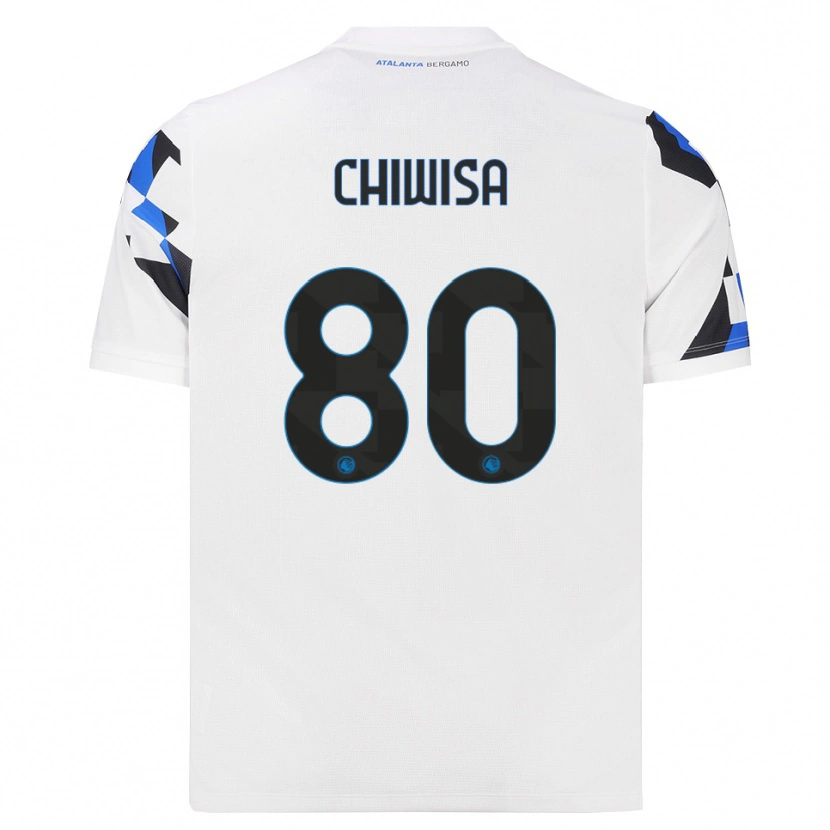 Danxen Donna Maglia Mannah Chiwisa #80 Bianco Rosso Blu Kit Gara Away 2026/27 Maglietta