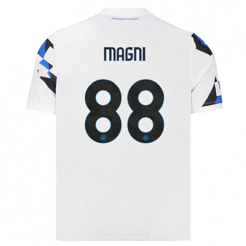Danxen Donna Maglia Gloria Magni #88 Bianco Rosso Blu Kit Gara Away 2026/27 Maglietta