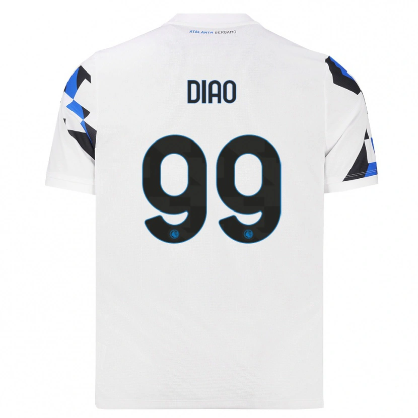 Danxen Donna Maglia Siren Diao #99 Bianco Rosso Blu Kit Gara Away 2026/27 Maglietta