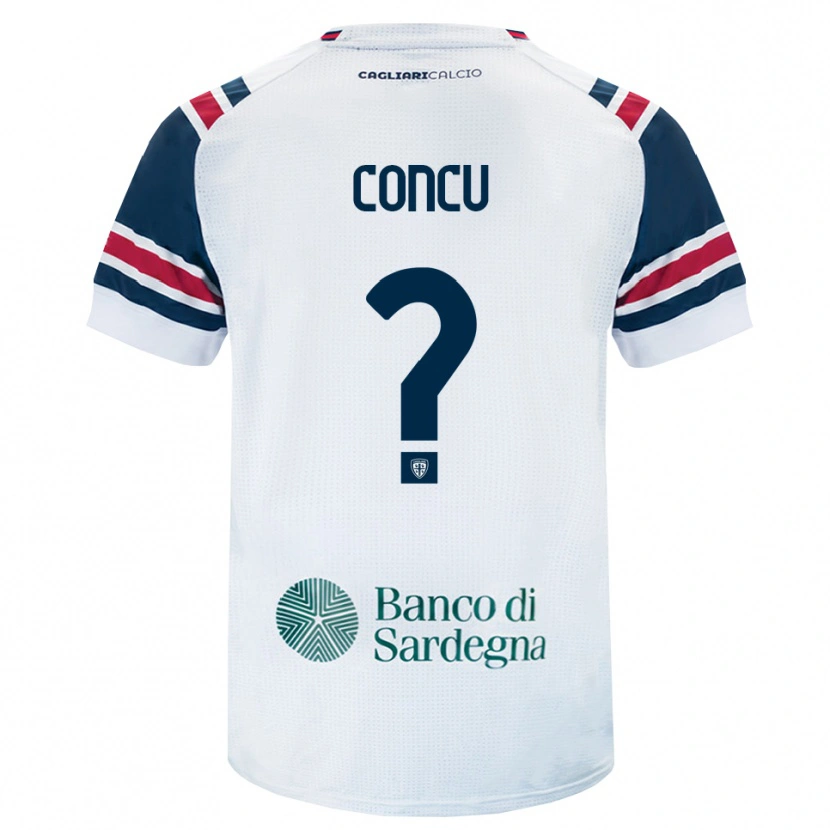 Danxen Donna Maglia Marco Concu #0 Bianco Rosso Verde Kit Gara Away 2026/27 Maglietta