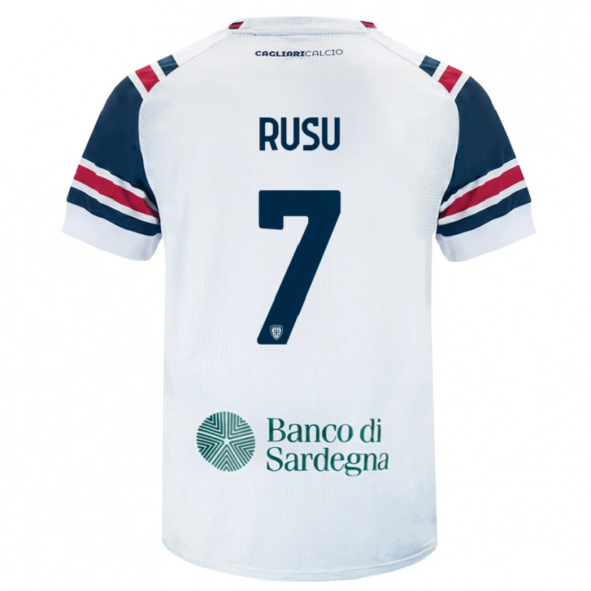 Danxen Donna Maglia Timofei Rusu #7 Bianco Rosso Verde Kit Gara Away 2026/27 Maglietta