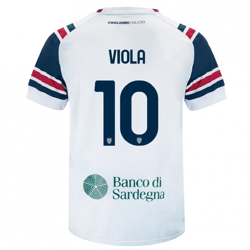 Danxen Donna Maglia Nicolas Viola #10 Bianco Rosso Verde Kit Gara Away 2026/27 Maglietta
