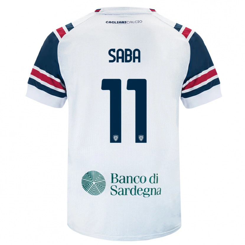 Danxen Donna Maglia Alessio Saba #11 Bianco Rosso Verde Kit Gara Away 2026/27 Maglietta