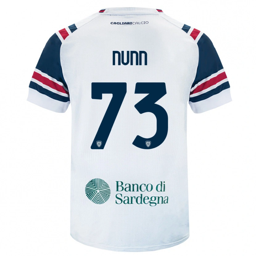 Danxen Donna Maglia Jack Nunn #73 Bianco Rosso Verde Kit Gara Away 2026/27 Maglietta