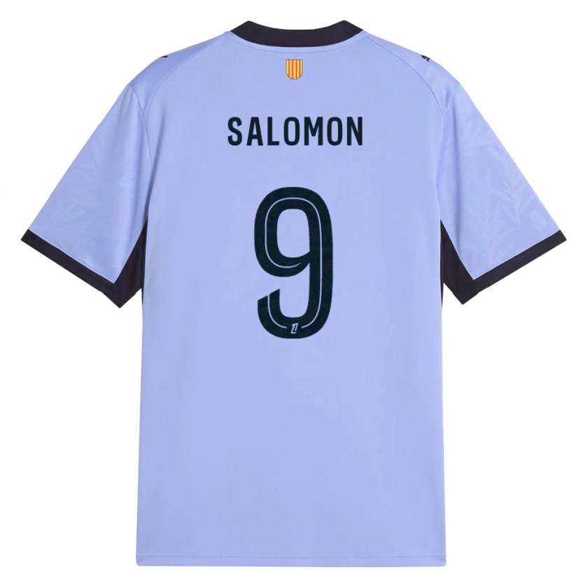 Danxen Donna Maglia Maeva Salomon #9 Lavanda Nero Kit Gara Third 2026/27 Maglietta