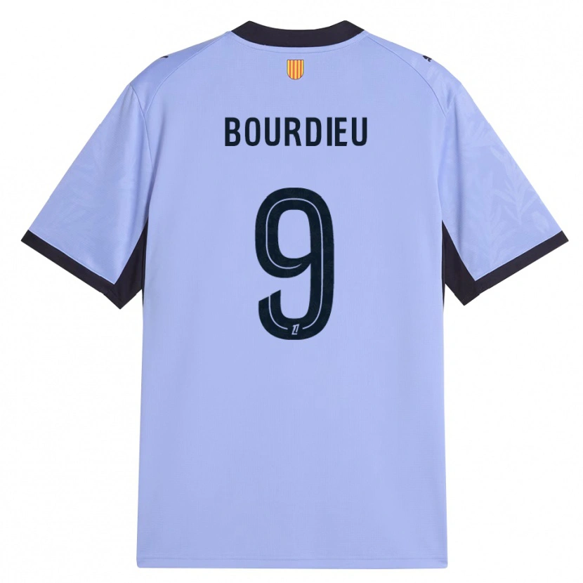 Danxen Donna Maglia Mathilde Bourdieu #9 Lavanda Nero Kit Gara Third 2026/27 Maglietta