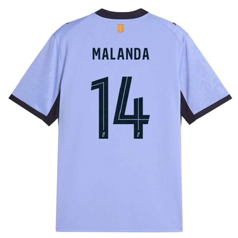 Danxen Donna Maglia Jephthe Malanda #14 Lavanda Nero Kit Gara Third 2026/27 Maglietta