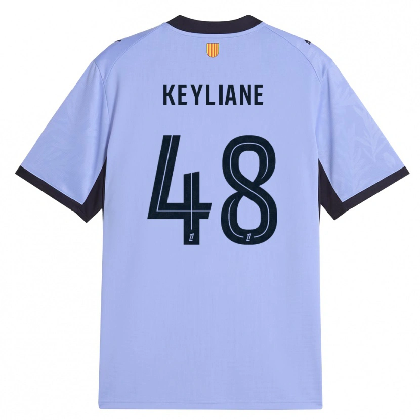 Danxen Donna Maglia Keyliane Abdallah #48 Lavanda Nero Kit Gara Third 2026/27 Maglietta