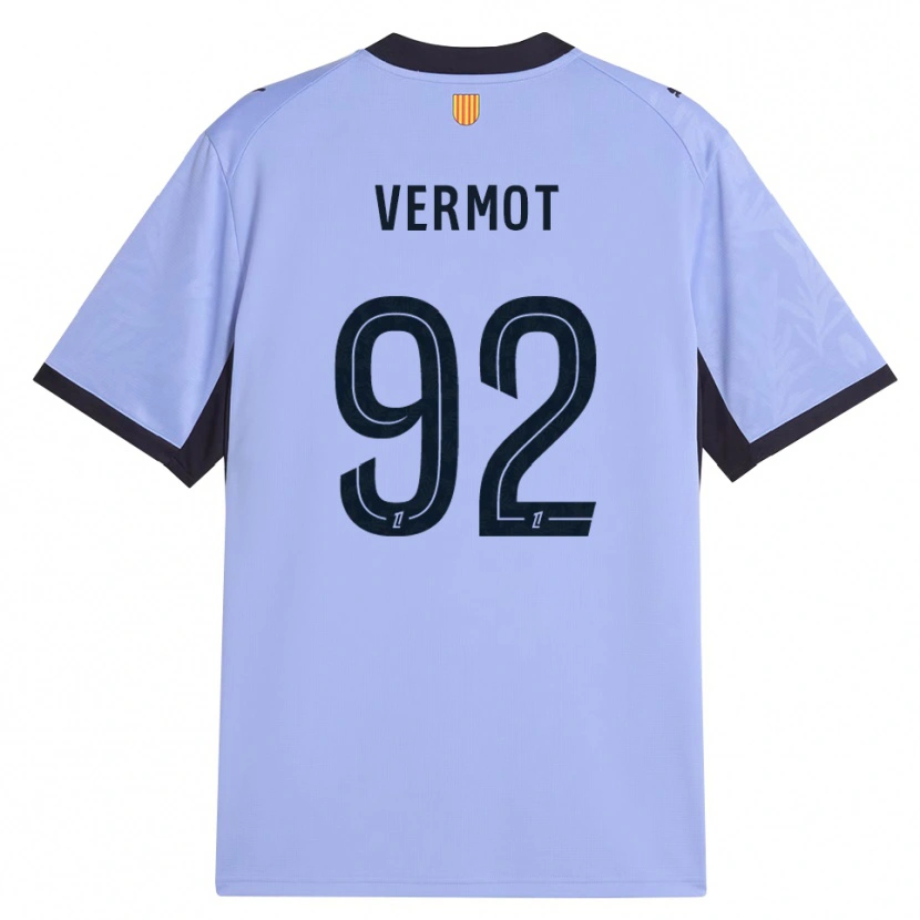 Danxen Donna Maglia Théo Vermot #92 Lavanda Nero Kit Gara Third 2026/27 Maglietta