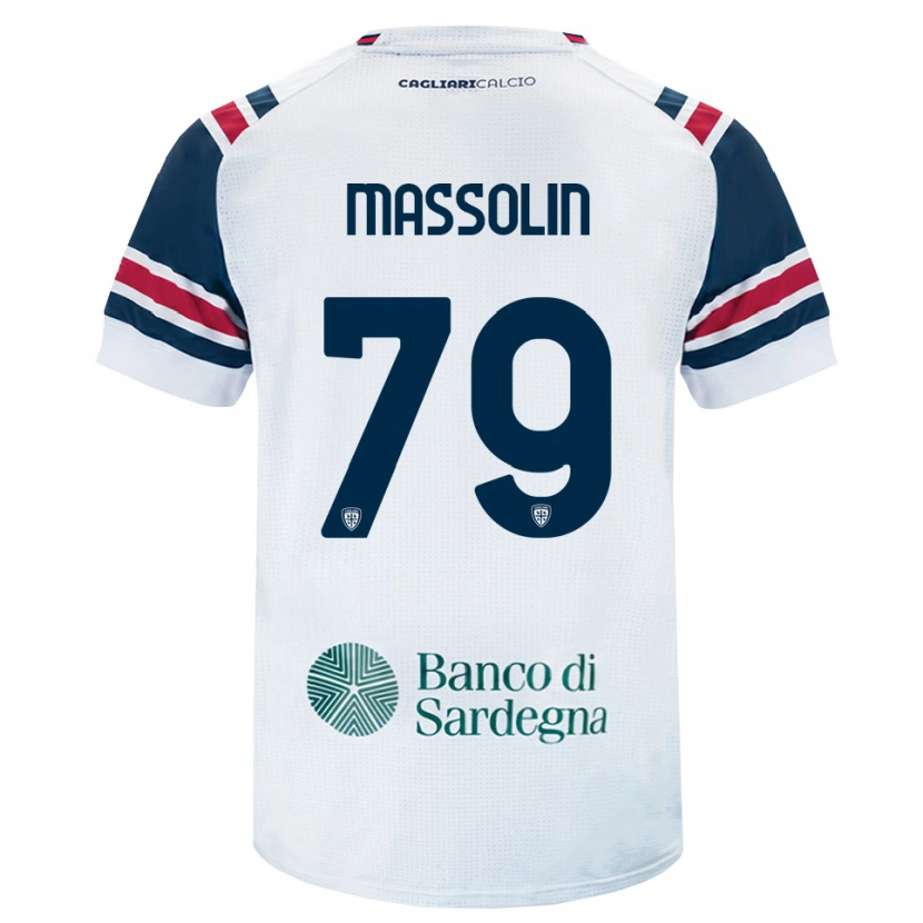 Danxen Donna Maglia Yanis Massolin #79 Bianco Rosso Verde Kit Gara Away 2026/27 Maglietta