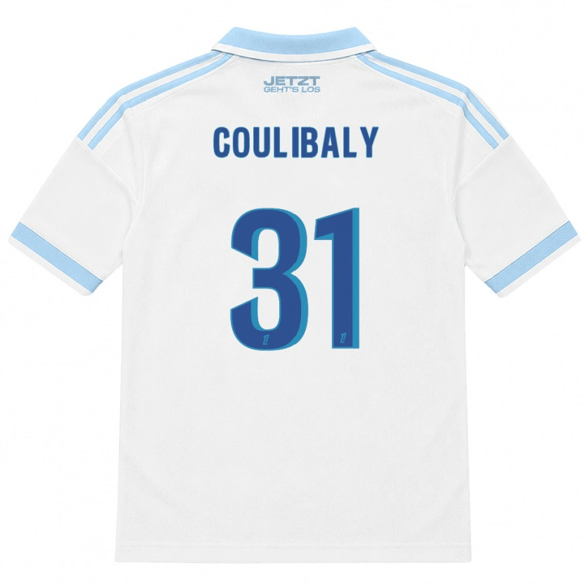 Danxen Donna Maglia Karim Coulibaly #31 Azzurro Chiaro Bianco Rosso Kit Gara Away 2026/27 Maglietta