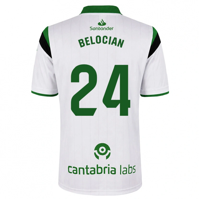 Danxen Donna Maglia Jeanuël Belocian #24 Bianco Verde Nero Kit Gara Home 2026/27 Maglietta