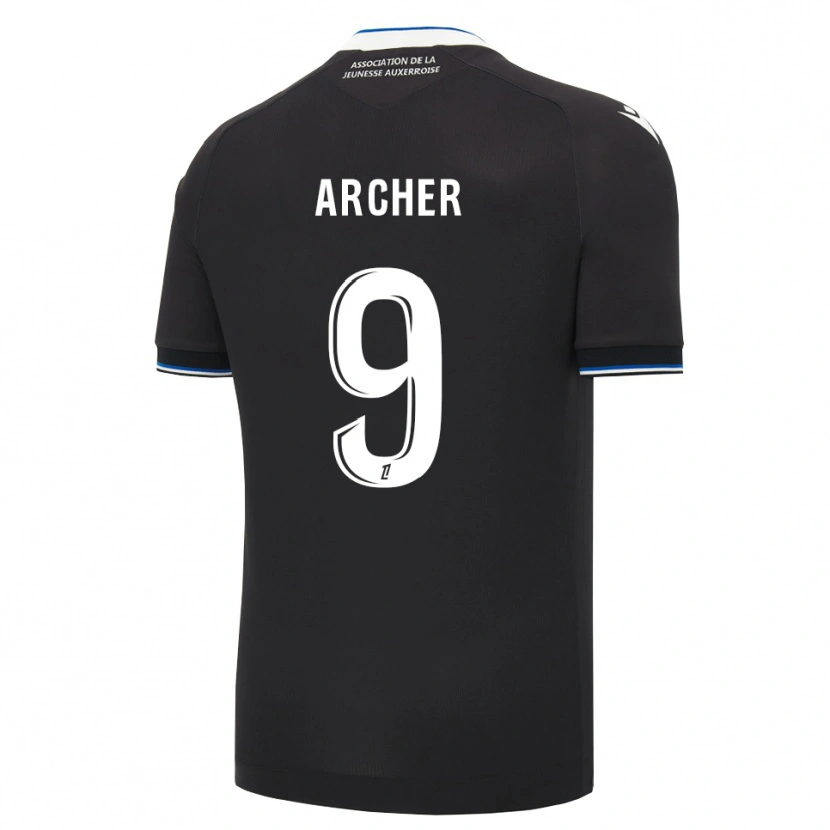 Danxen Donna Maglia Cameron Archer #9 Nero Blu Bianco Kit Gara Away 2026/27 Maglietta