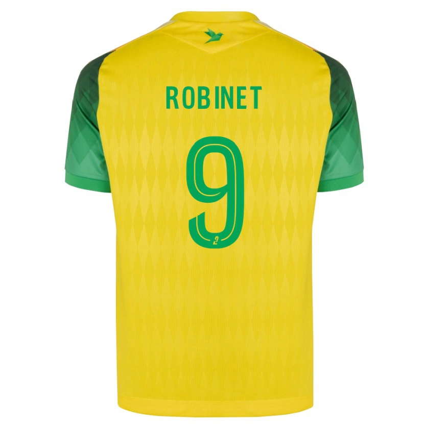 Danxen Donna Maglia Thomas Robinet #9 Giallo Verde Rosso Kit Gara Home 2026/27 Maglietta