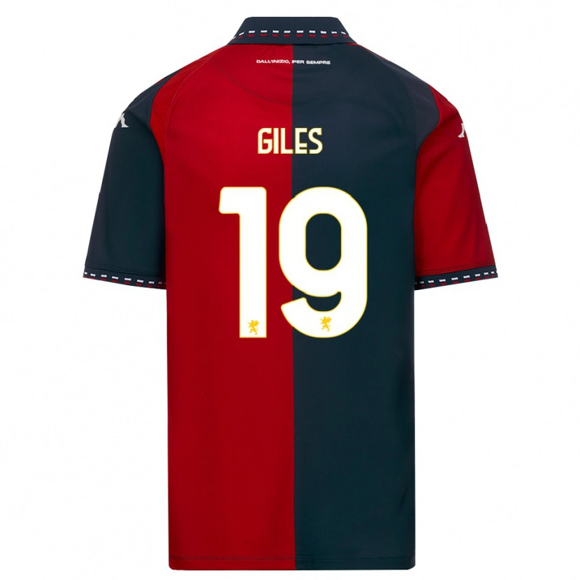 Danxen Bambino Maglia Heidi Giles #19 Rosso Nero Bianco Kit Gara Home 2026/27 Maglietta