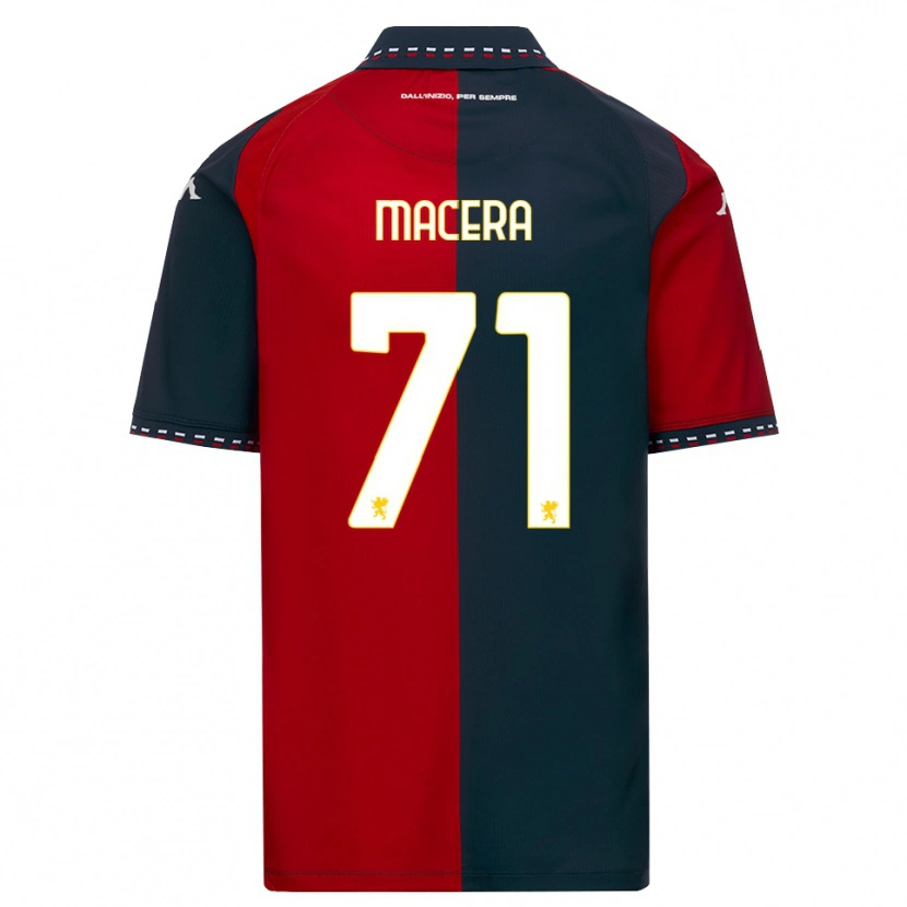 Danxen Bambino Maglia Matilde Macera #71 Rosso Nero Bianco Kit Gara Home 2026/27 Maglietta