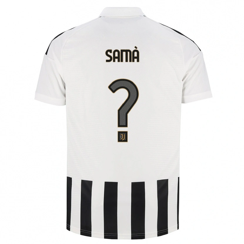 Danxen Bambino Maglia Alberto Samà #0 Nero Bianco Marrone Kit Gara Home 2026/27 Maglietta