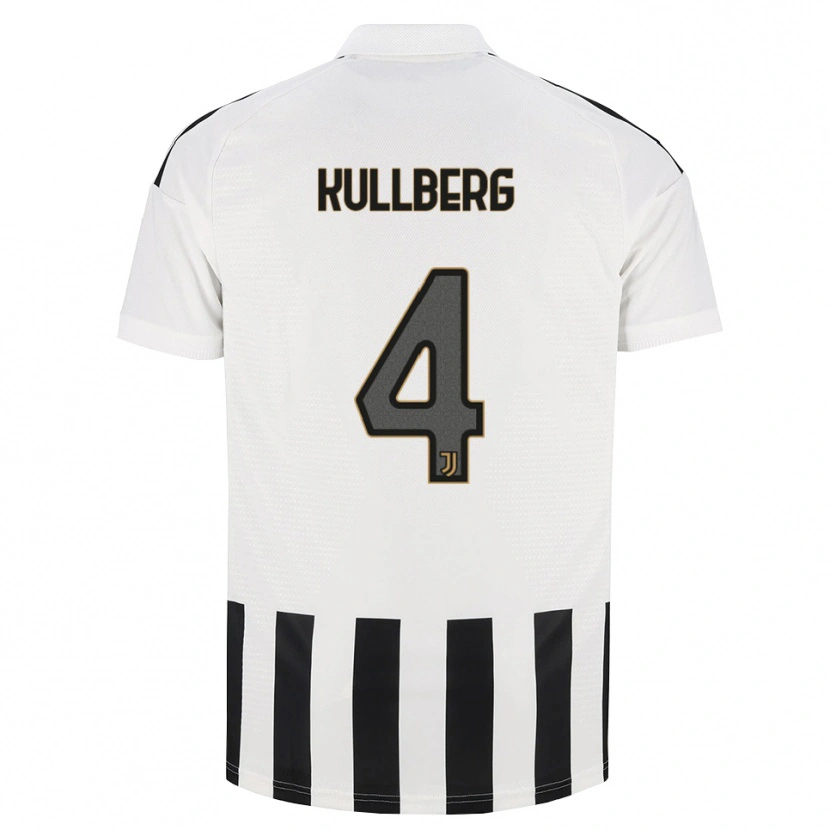 Danxen Bambino Maglia Emma Nanny Charlotte Kullberg #4 Nero Bianco Marrone Kit Gara Home 2026/27 Maglietta