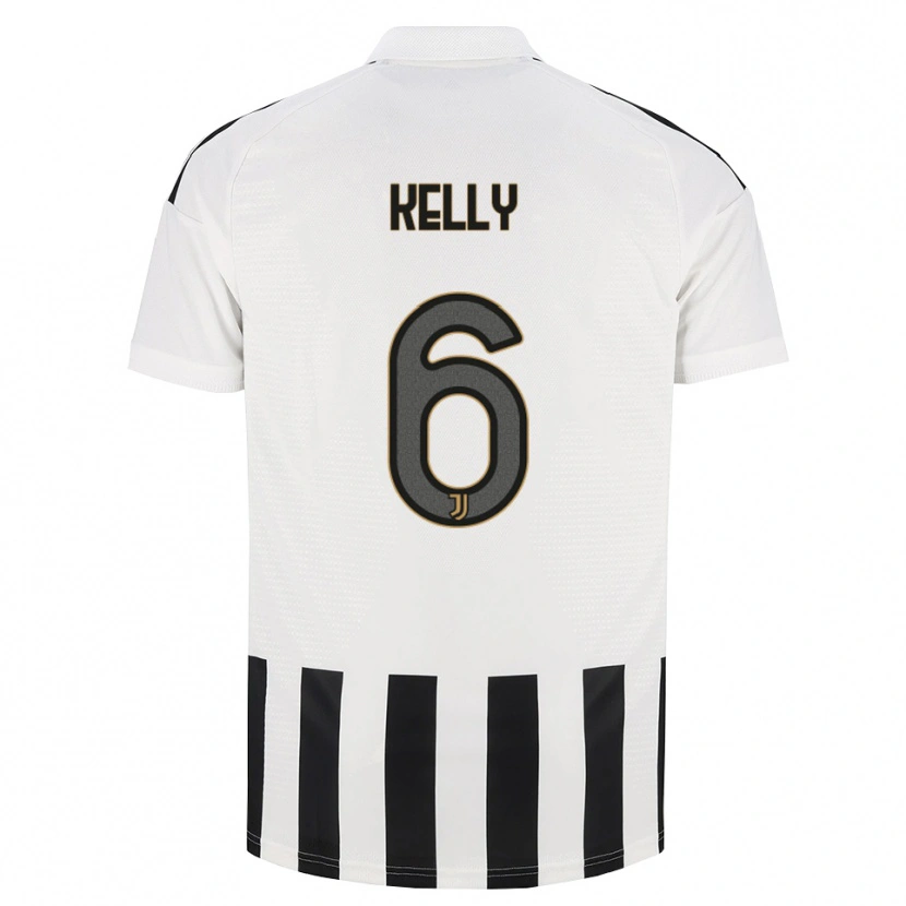 Danxen Bambino Maglia Lloyd Kelly #6 Nero Bianco Marrone Kit Gara Home 2026/27 Maglietta