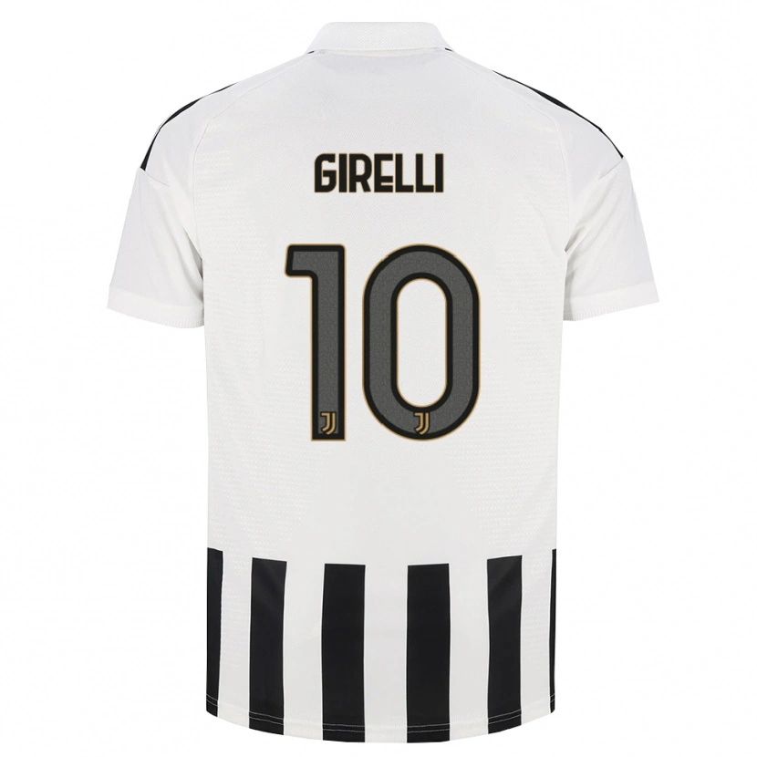 Danxen Bambino Maglia Cristiana Girelli #10 Nero Bianco Marrone Kit Gara Home 2026/27 Maglietta