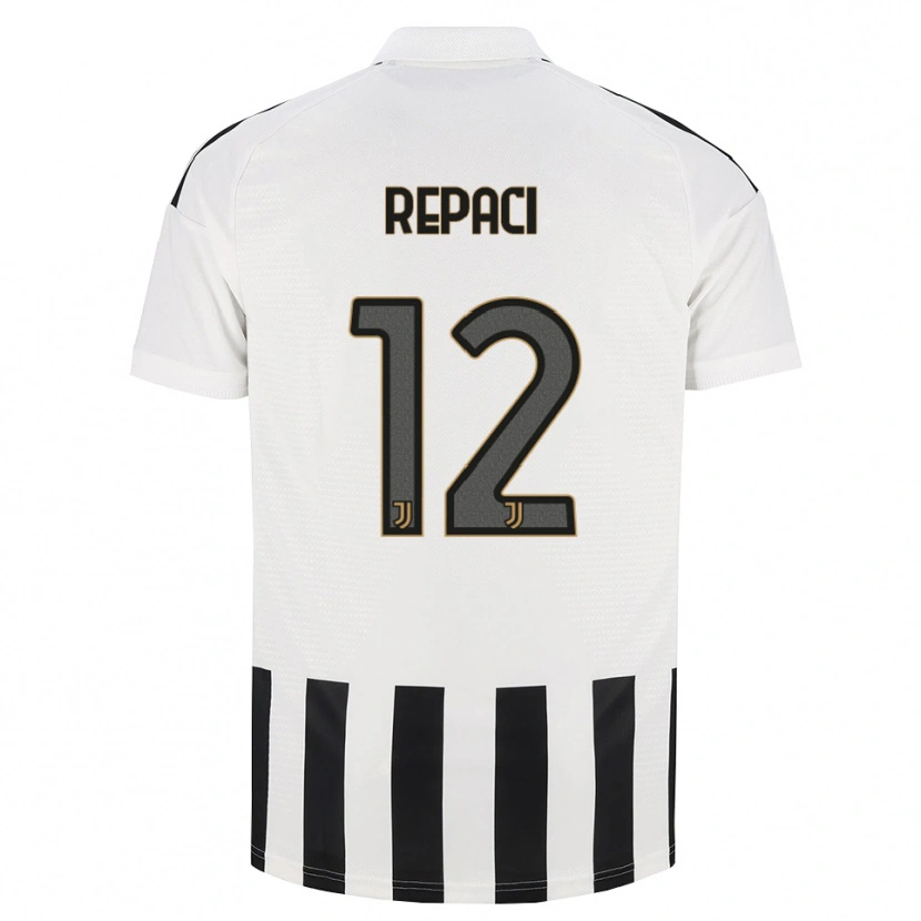 Danxen Bambino Maglia Tommaso Repaci #12 Nero Bianco Marrone Kit Gara Home 2026/27 Maglietta