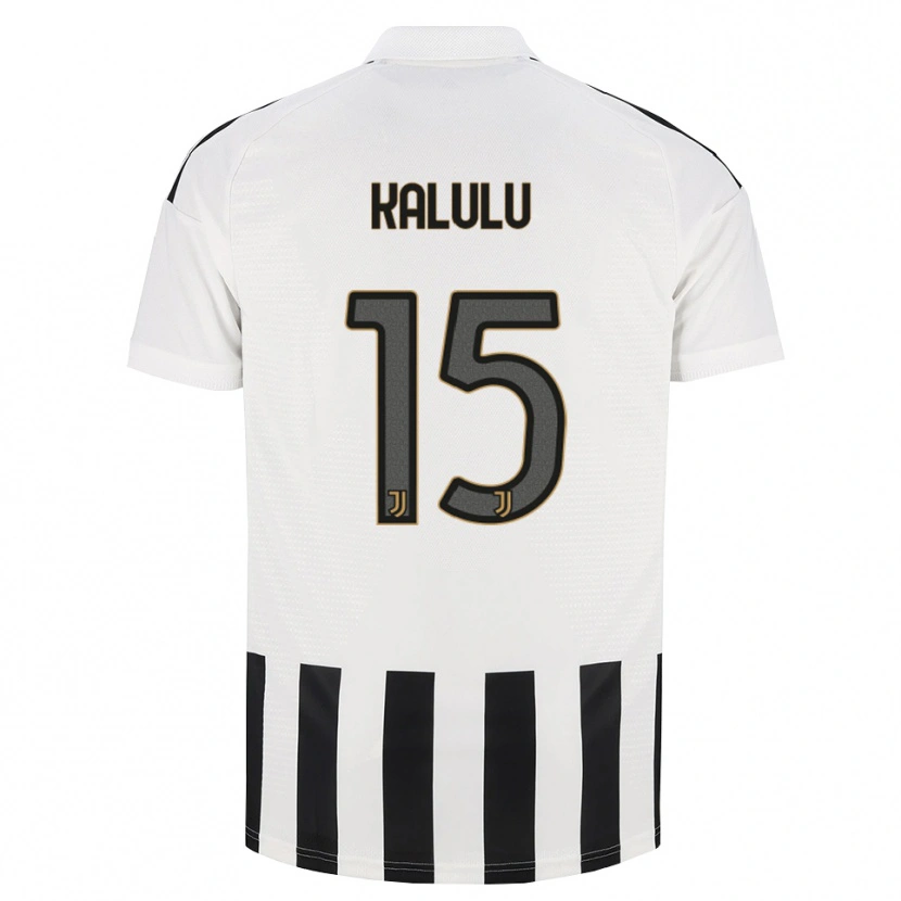 Danxen Bambino Maglia Pierre Kalulu #15 Nero Bianco Marrone Kit Gara Home 2026/27 Maglietta