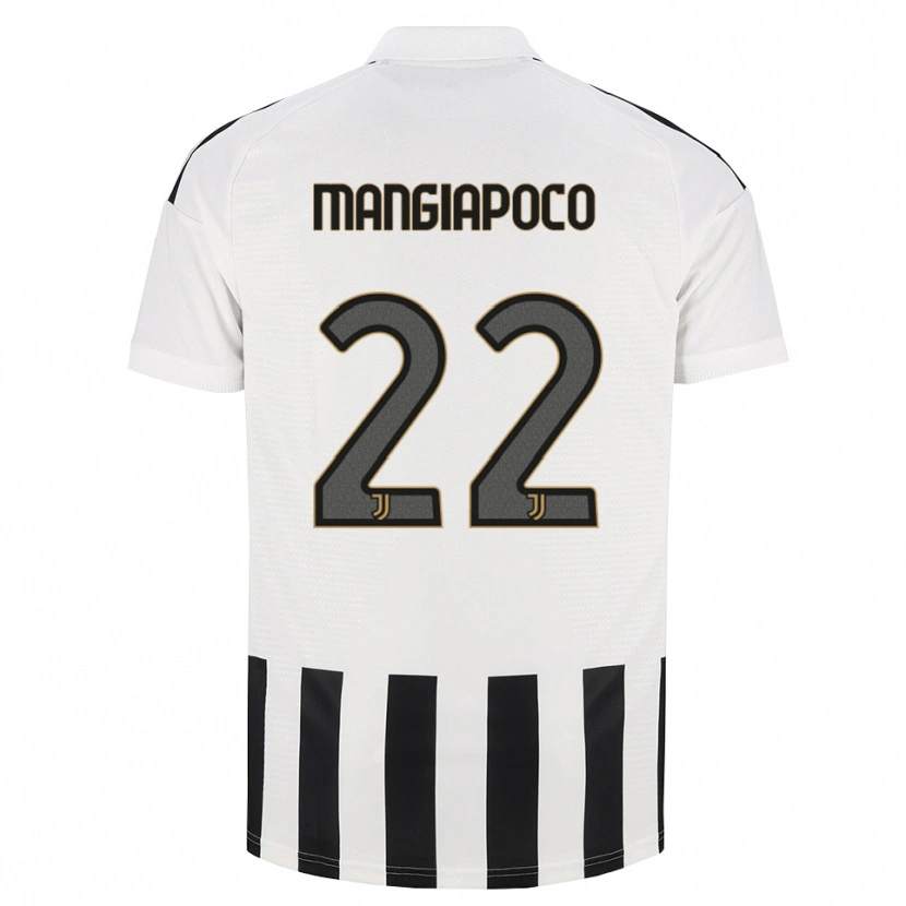 Danxen Bambino Maglia Stefano Mangiapoco #22 Nero Bianco Marrone Kit Gara Home 2026/27 Maglietta