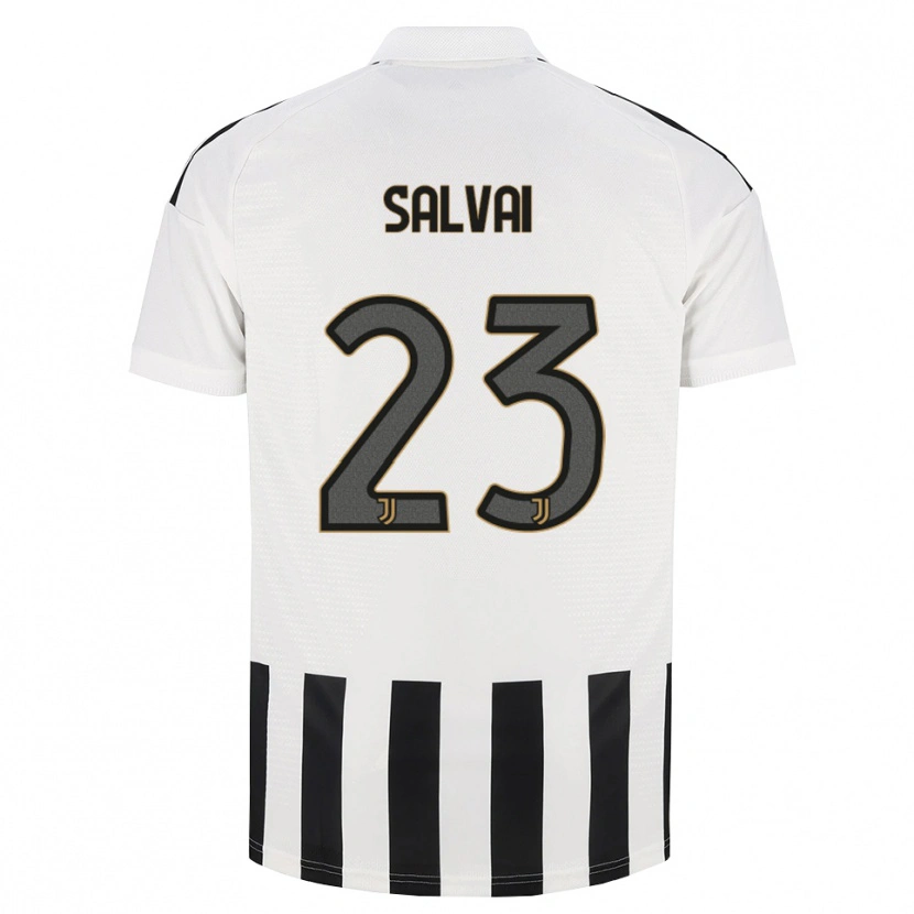 Danxen Bambino Maglia Cecilia Salvai #23 Nero Bianco Marrone Kit Gara Home 2026/27 Maglietta