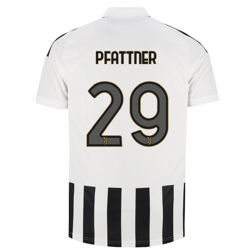 Danxen Bambino Maglia Elisa Pfattner #29 Nero Bianco Marrone Kit Gara Home 2026/27 Maglietta
