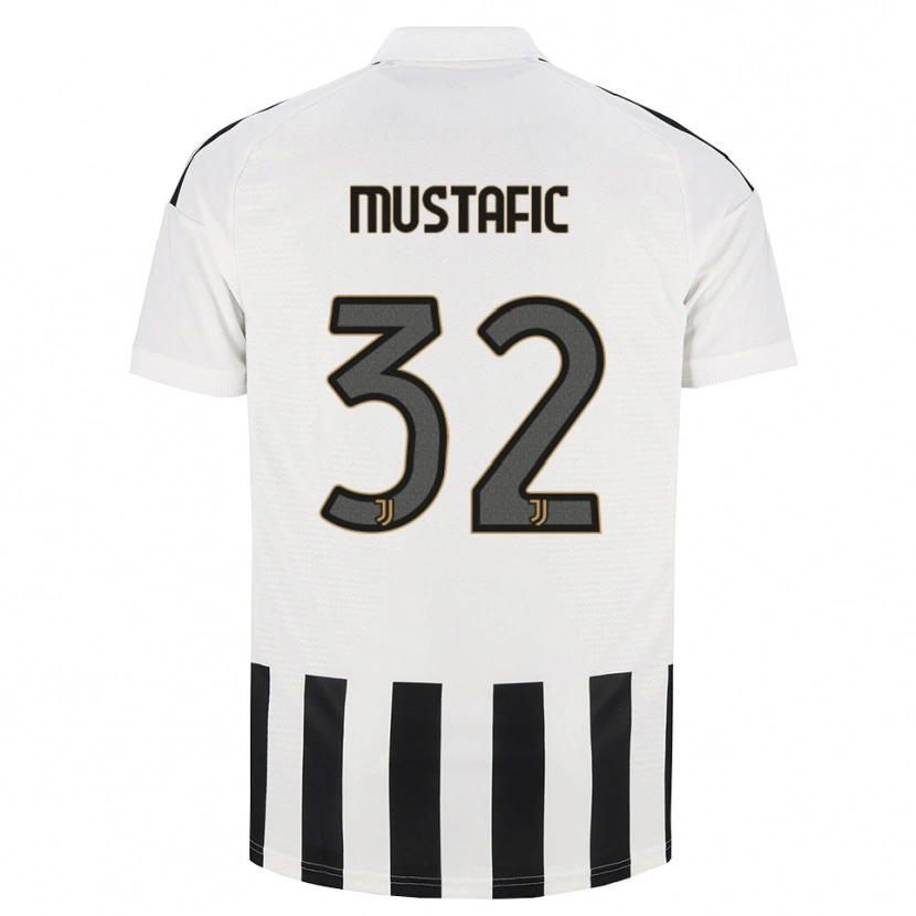Danxen Bambino Maglia Emma Mustafic #32 Nero Bianco Marrone Kit Gara Home 2026/27 Maglietta
