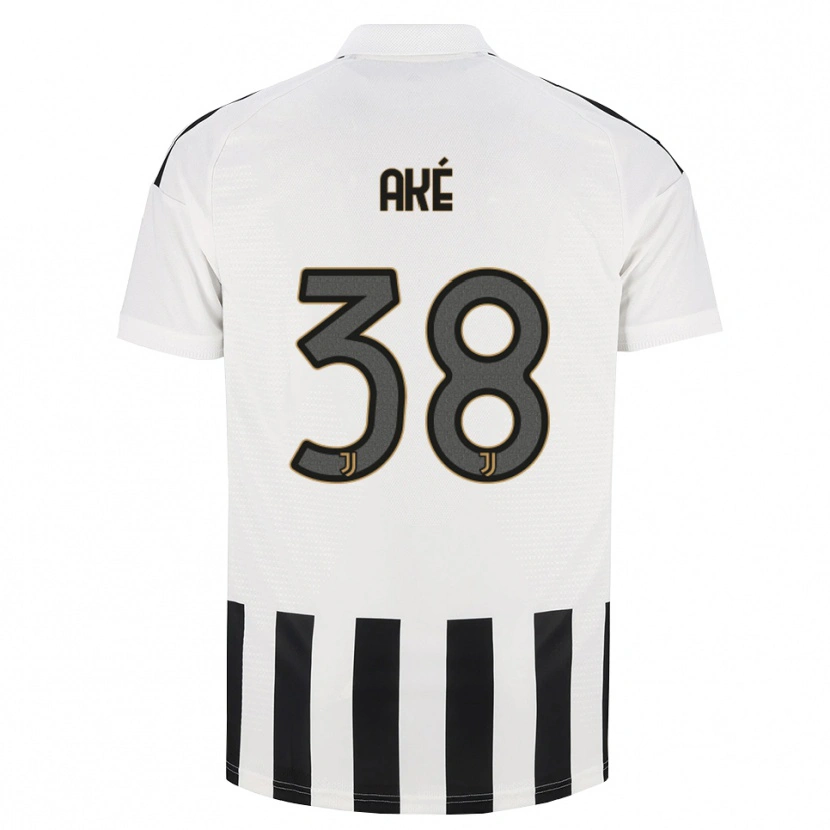 Danxen Bambino Maglia Marley Ake #38 Nero Bianco Marrone Kit Gara Home 2026/27 Maglietta
