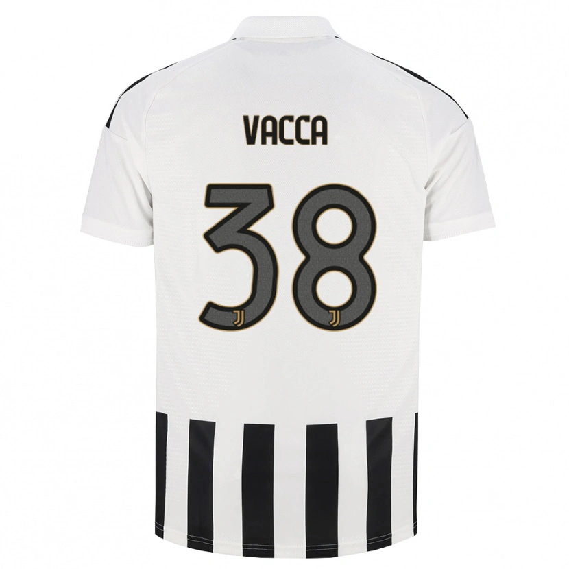 Danxen Bambino Maglia Alessio Vacca #38 Nero Bianco Marrone Kit Gara Home 2026/27 Maglietta