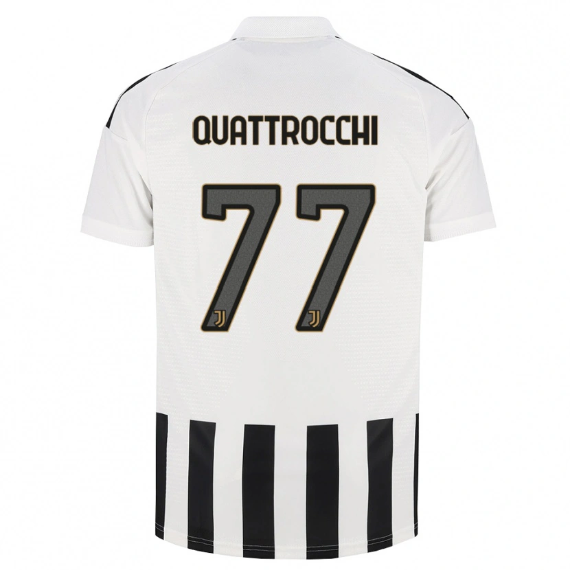 Danxen Bambino Maglia Juan Ignacio Quattrocchi #77 Nero Bianco Marrone Kit Gara Home 2026/27 Maglietta
