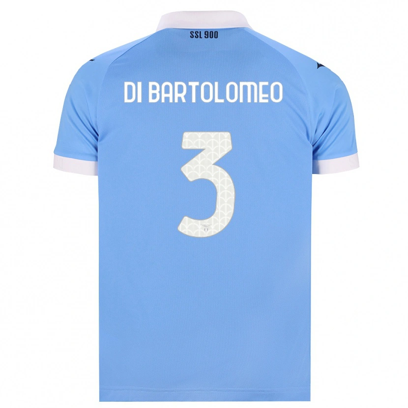 Danxen Bambino Maglia Damiano Di Bartolomeo #3 Azzurro Nero Bianco Kit Gara Home 2026/27 Maglietta
