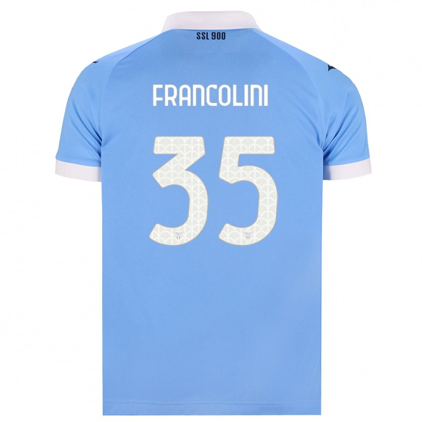 Danxen Bambino Maglia Alice Francolini #35 Azzurro Nero Bianco Kit Gara Home 2026/27 Maglietta