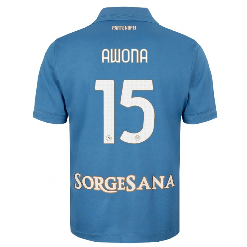 Danxen Bambino Maglia Aurelle Awona #15 Blu Foschia Bianco Kit Gara Home 2026/27 Maglietta