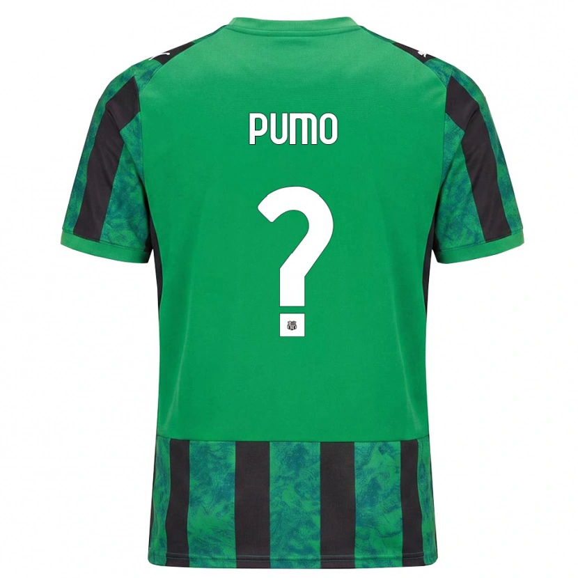 Danxen Bambino Maglia Samuele Pumo #0 Verde Nero Bianco Kit Gara Home 2026/27 Maglietta