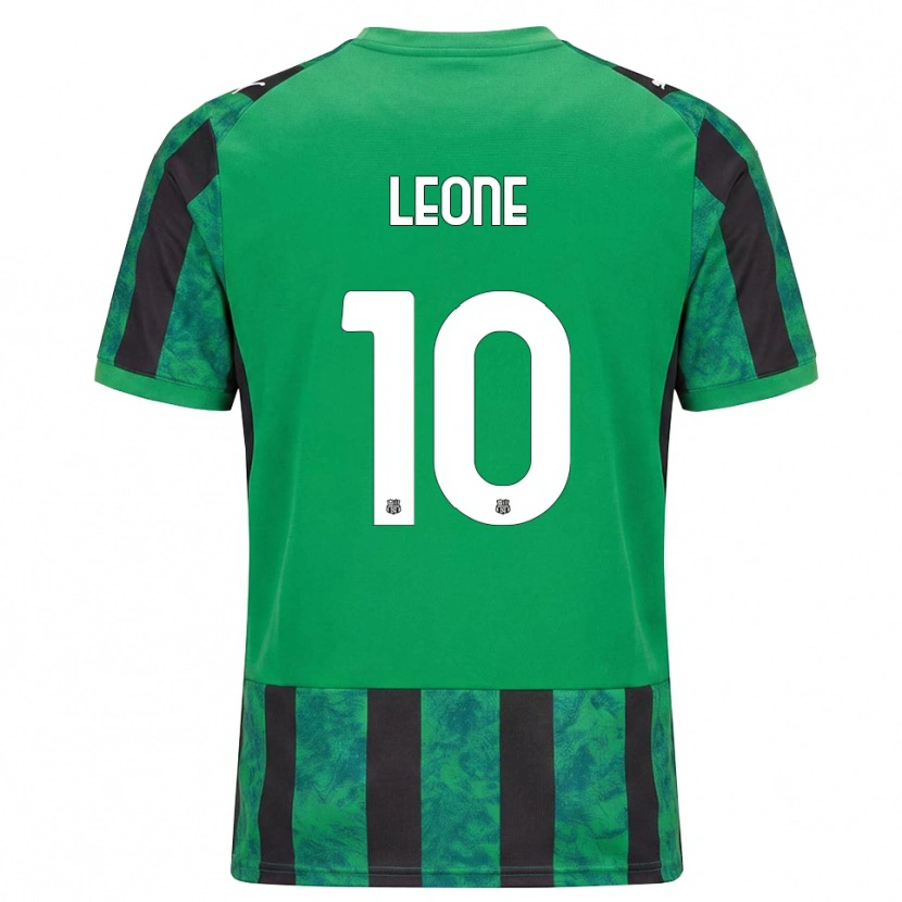 Danxen Bambino Maglia Kevin Leone #10 Verde Nero Bianco Kit Gara Home 2026/27 Maglietta