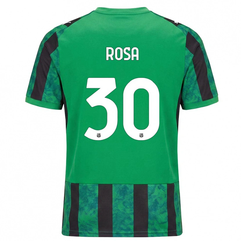 Danxen Bambino Maglia Enrico Rosa #30 Verde Nero Bianco Kit Gara Home 2026/27 Maglietta