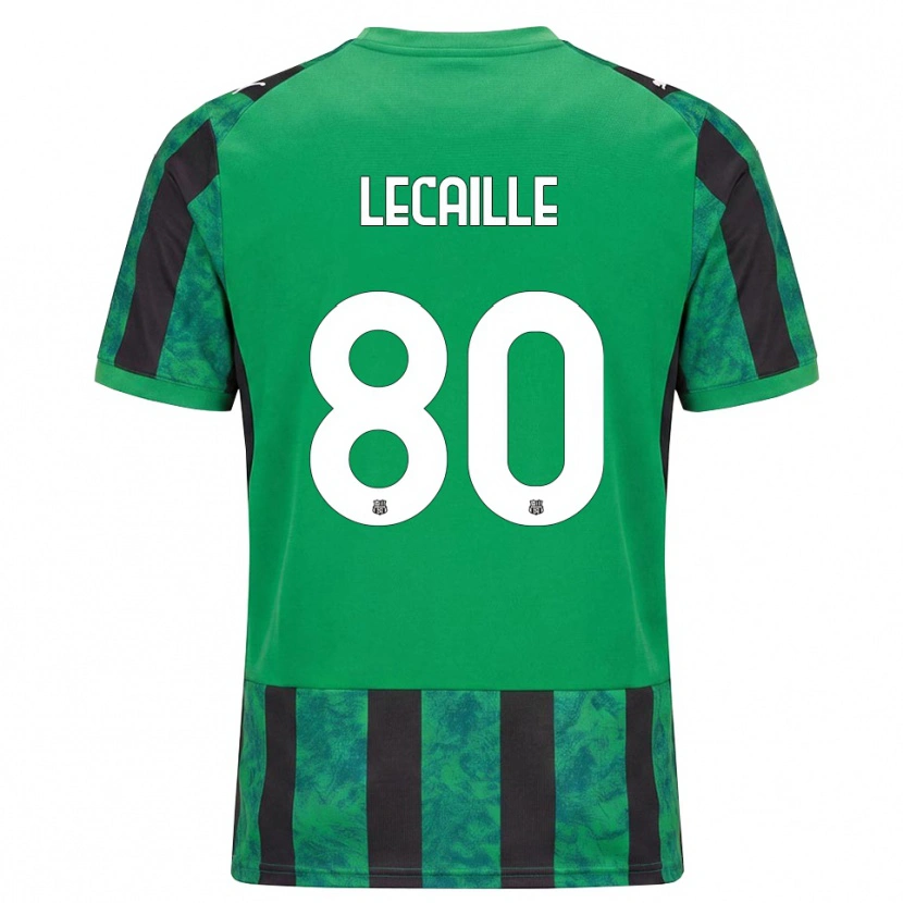 Danxen Bambino Maglia Carla Lecaille #80 Verde Nero Bianco Kit Gara Home 2026/27 Maglietta