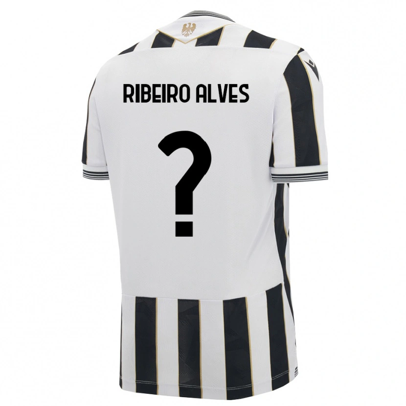 Danxen Bambino Maglia Noah Ribeiro Alves #0 Nero Bianco Rosa Kit Gara Home 2026/27 Maglietta